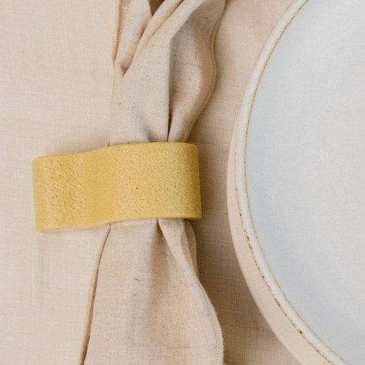 Ava | Napkin Ring | Curved Chaos Collection