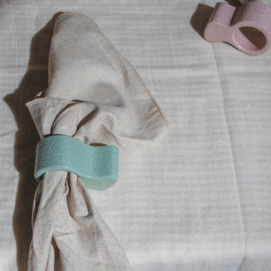 Ava | Napkin Ring | Curved Chaos Collection