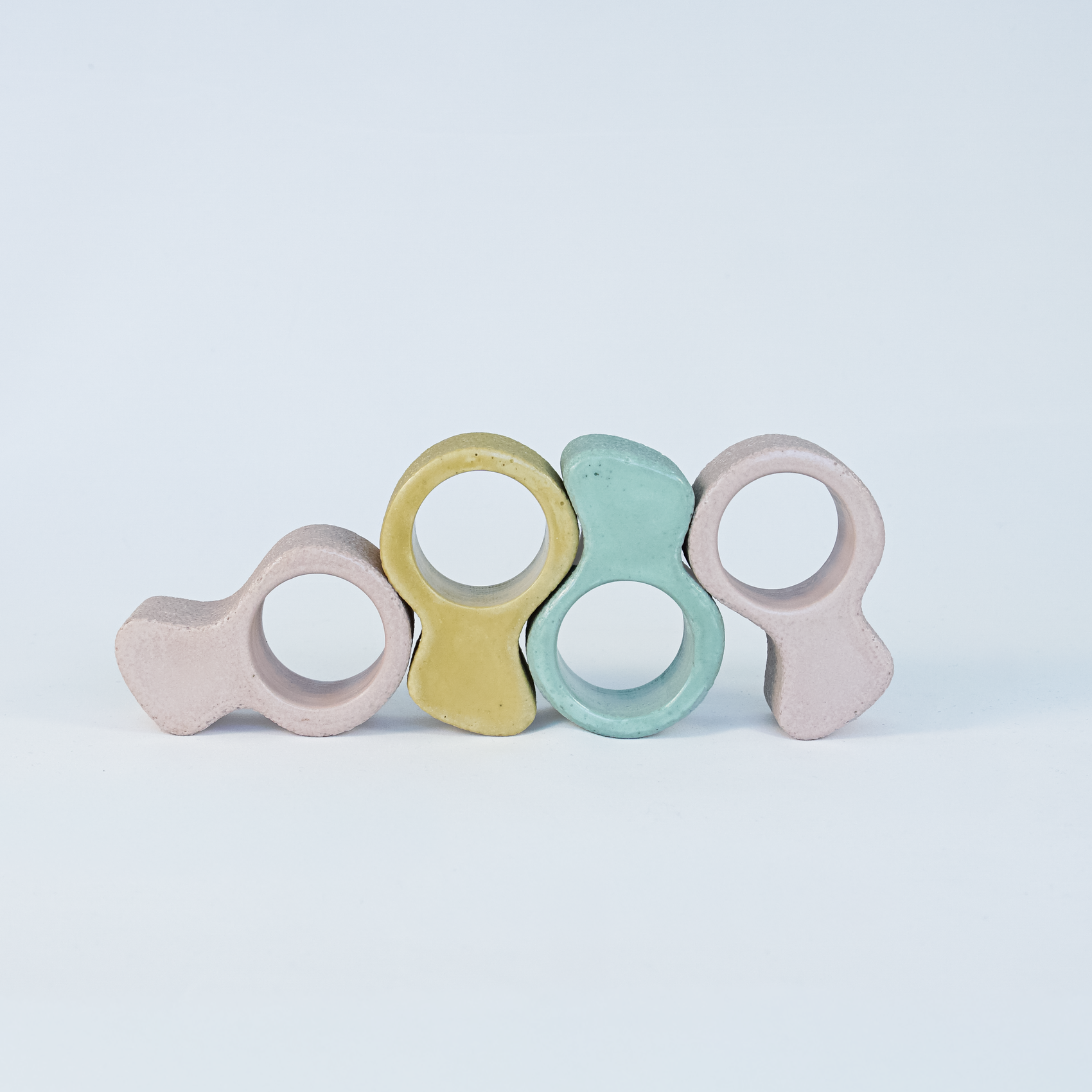 Ava | Napkin Ring | Curved Chaos | Price per Unit