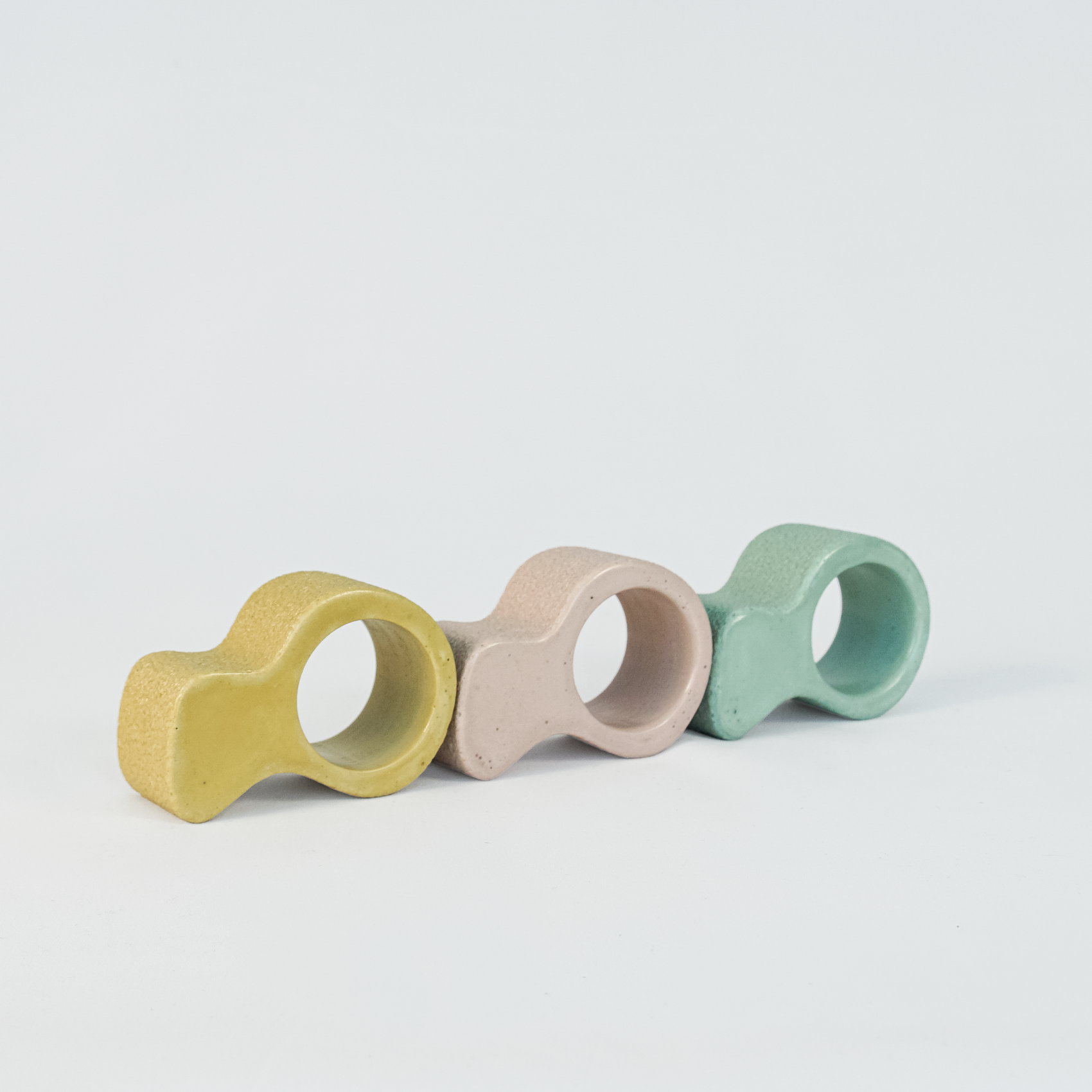 Ava | Napkin Ring | Curved Chaos | Price per Unit