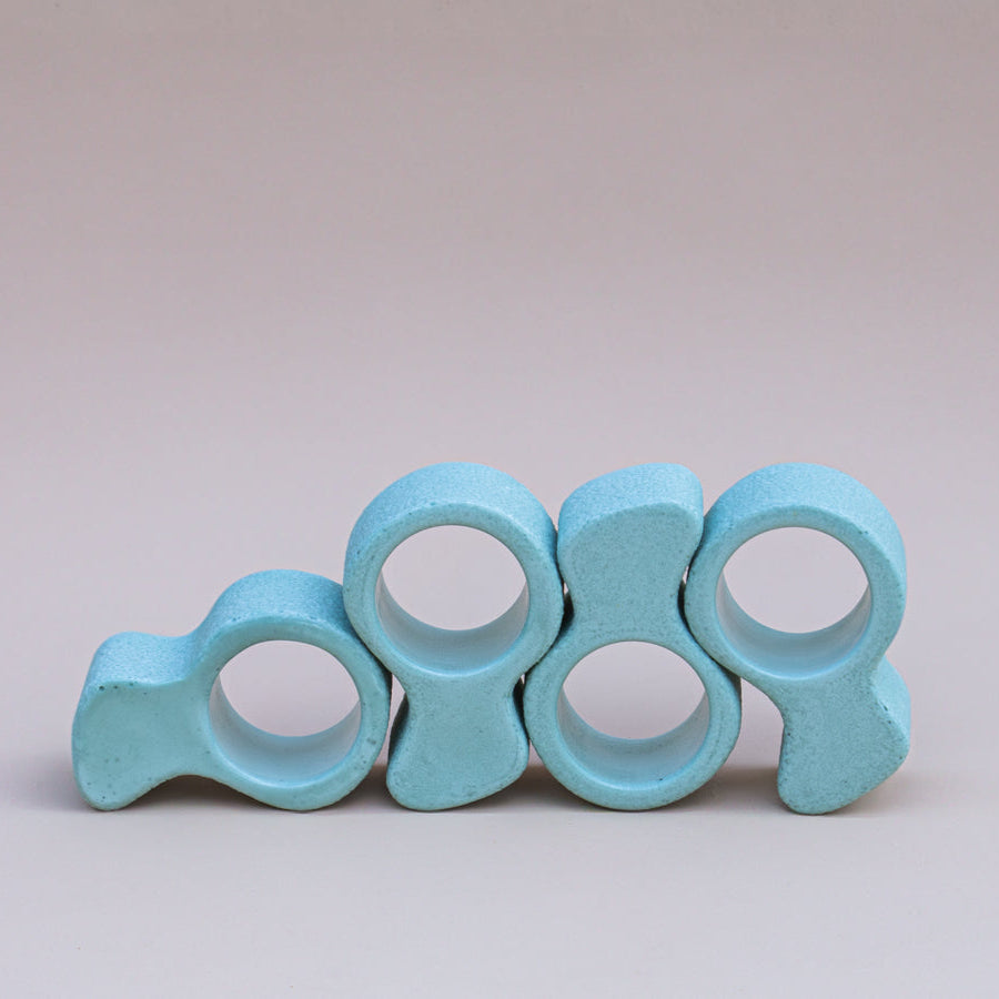 Ava | Napkin Ring | Curved Chaos Collection