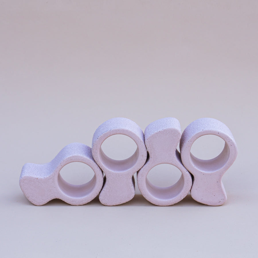 Ava | Napkin Ring | Curved Chaos Collection